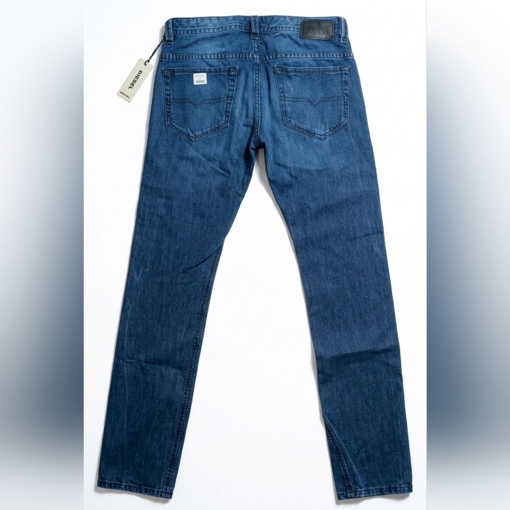 Diesel Industry Jeans Thavar Distressed Straight Leg - Picture 4 of 4